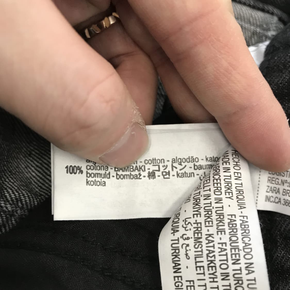 자라 부츠컷 더블니 데님팬츠 [32인치] 상품이미지6