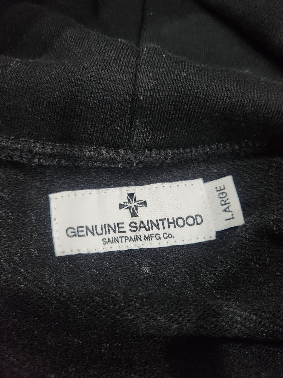 [L] 세인트페인 오버핏 후드티 남성 L 100사이즈 상품이미지4