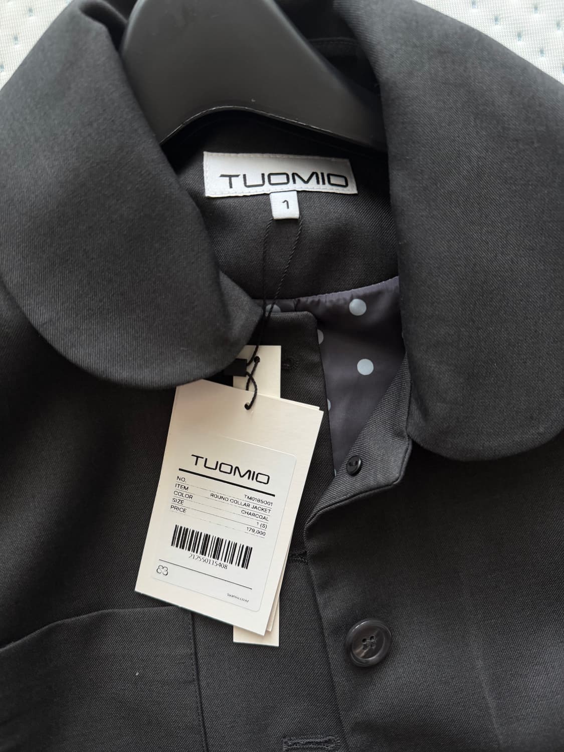 뚜오미오 라운드 카라 자켓 (새상품) 상품이미지4