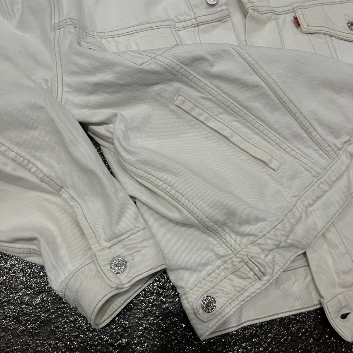 90s Levis 데님 트러커 자켓 (XL) 상품이미지2