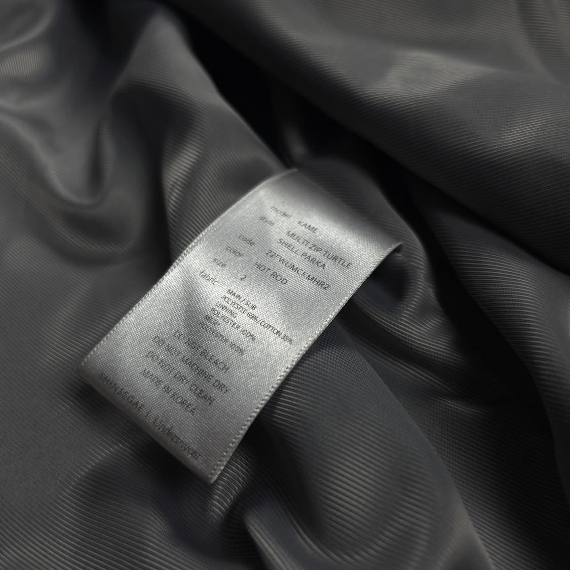 언더마이카 카메 멀티 지퍼 터틀 쉘 파카 핫 로드 상품이미지10