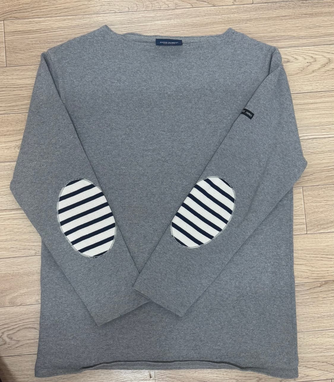 세인트 제임스 엘보 티셔츠 그레이 상품이미지1