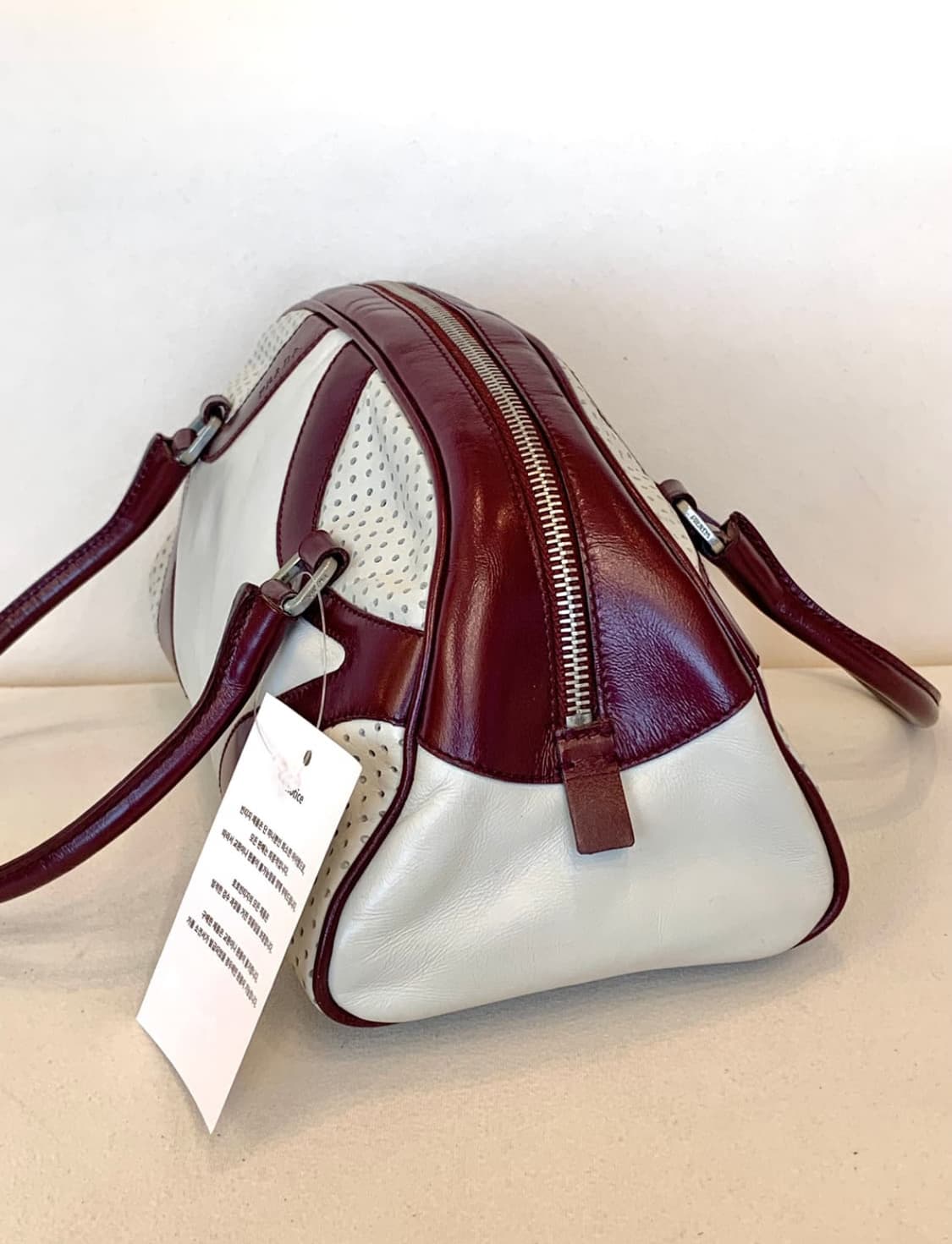 (정품) 프라다 빈티지 볼링백 상품이미지2