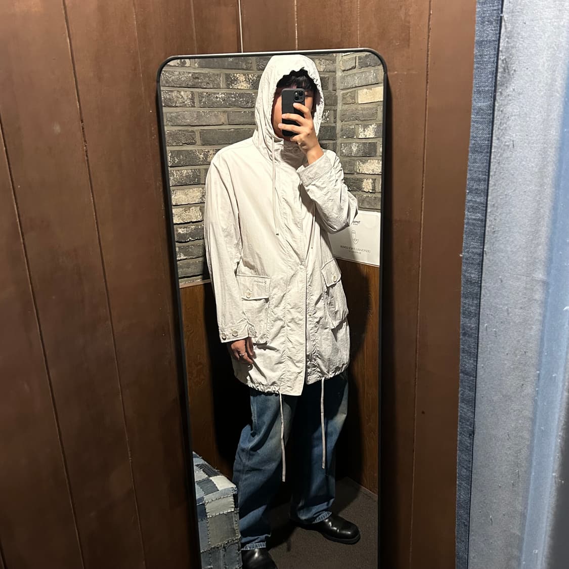 XL) 스노우피크 22ss 라이트베이지 사파리 바람막이 자켓 상품이미지10