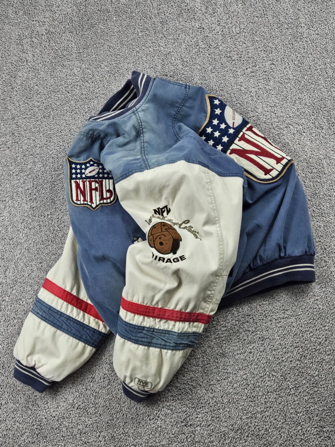 MIRAGE NFL 배색 봄버 바시티 자켓 ( L ) / 9925 상품이미지4