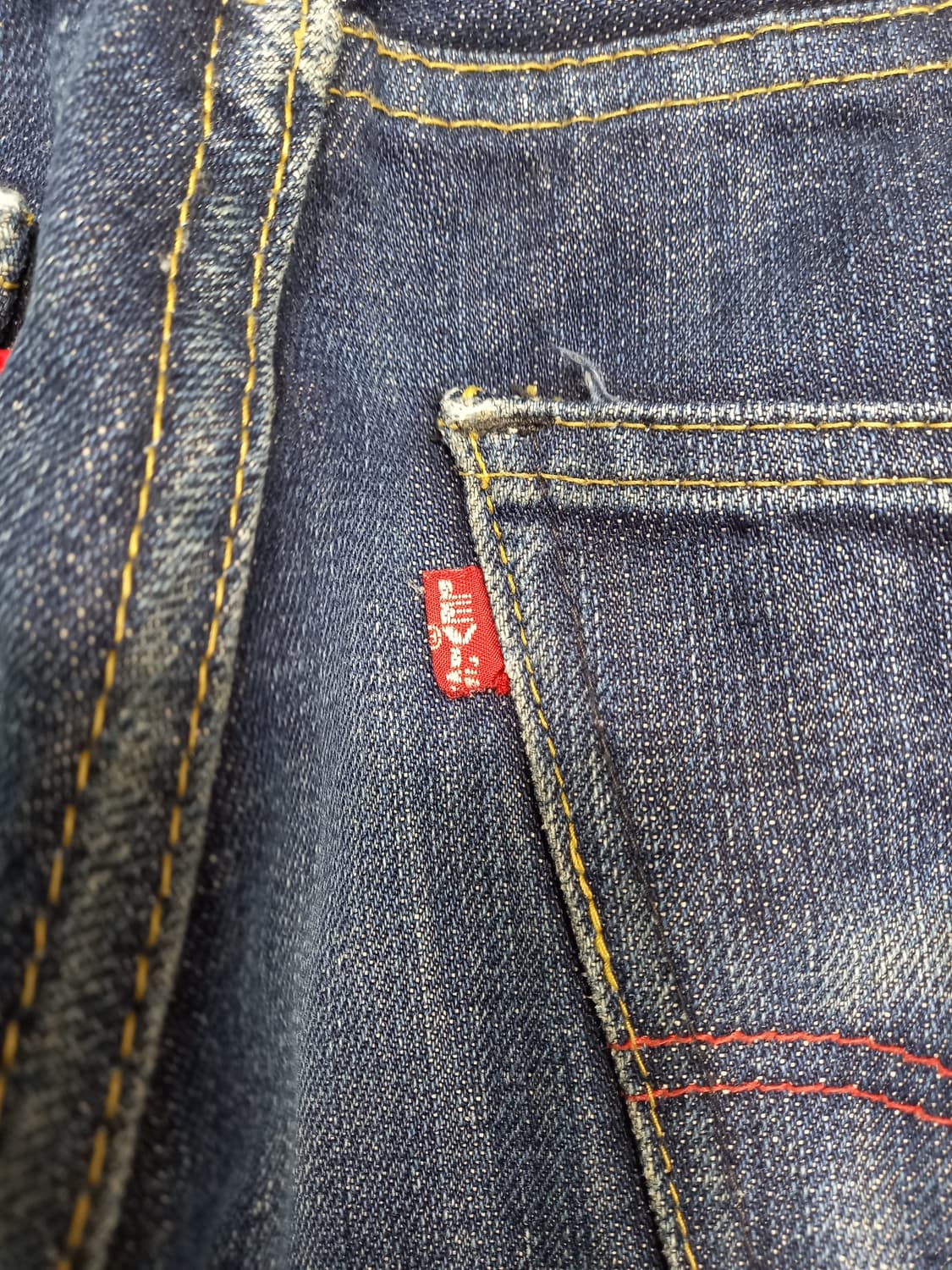 31 빅E 리바이스501xx RED 셀비지 코카콜라진 31-483 상품이미지5