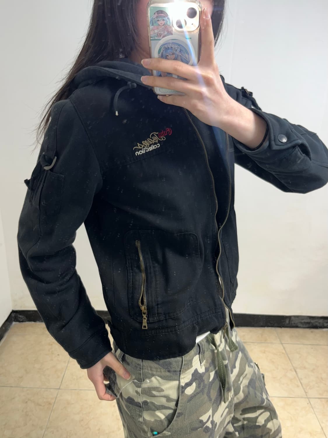 fubu 블랙 후드집업  상품이미지6