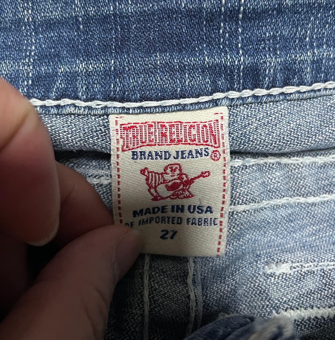 트루릴리젼 부츠컷 플레어진 데님 팬츠 청바지 27 상품이미지7