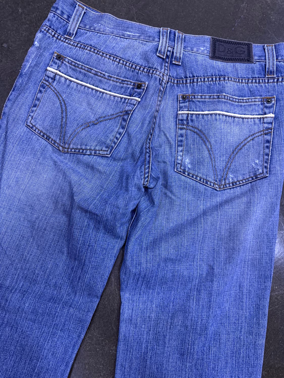 D&G 돌체앤가바나 빈티지 워싱 레귤러핏 데님팬츠 32 상품이미지8