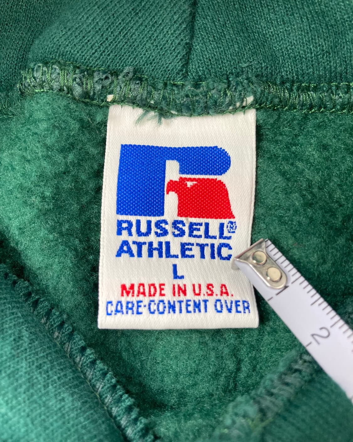 90s Russell Hoodie (green) 상품이미지3