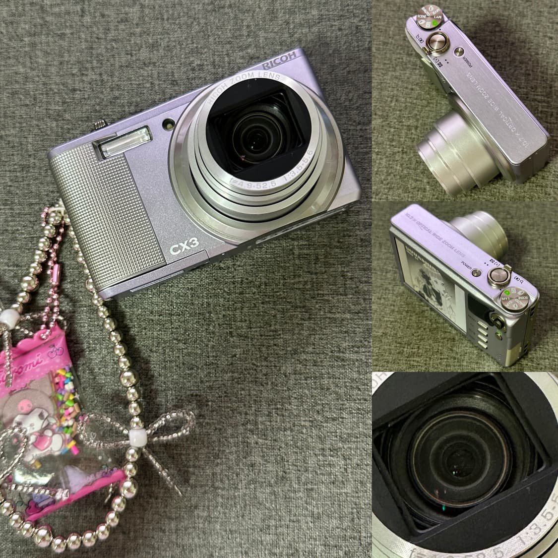 초희귀 키키디카🪽리코 ricoh CX3 라벤더 (컨디션good) 상품이미지3