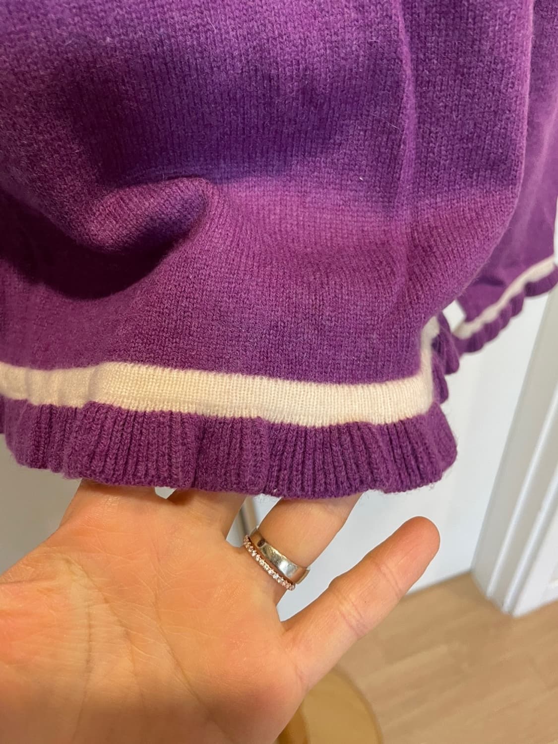 새상품 카프라 capra 캐시미어100% 가디건 상품이미지6