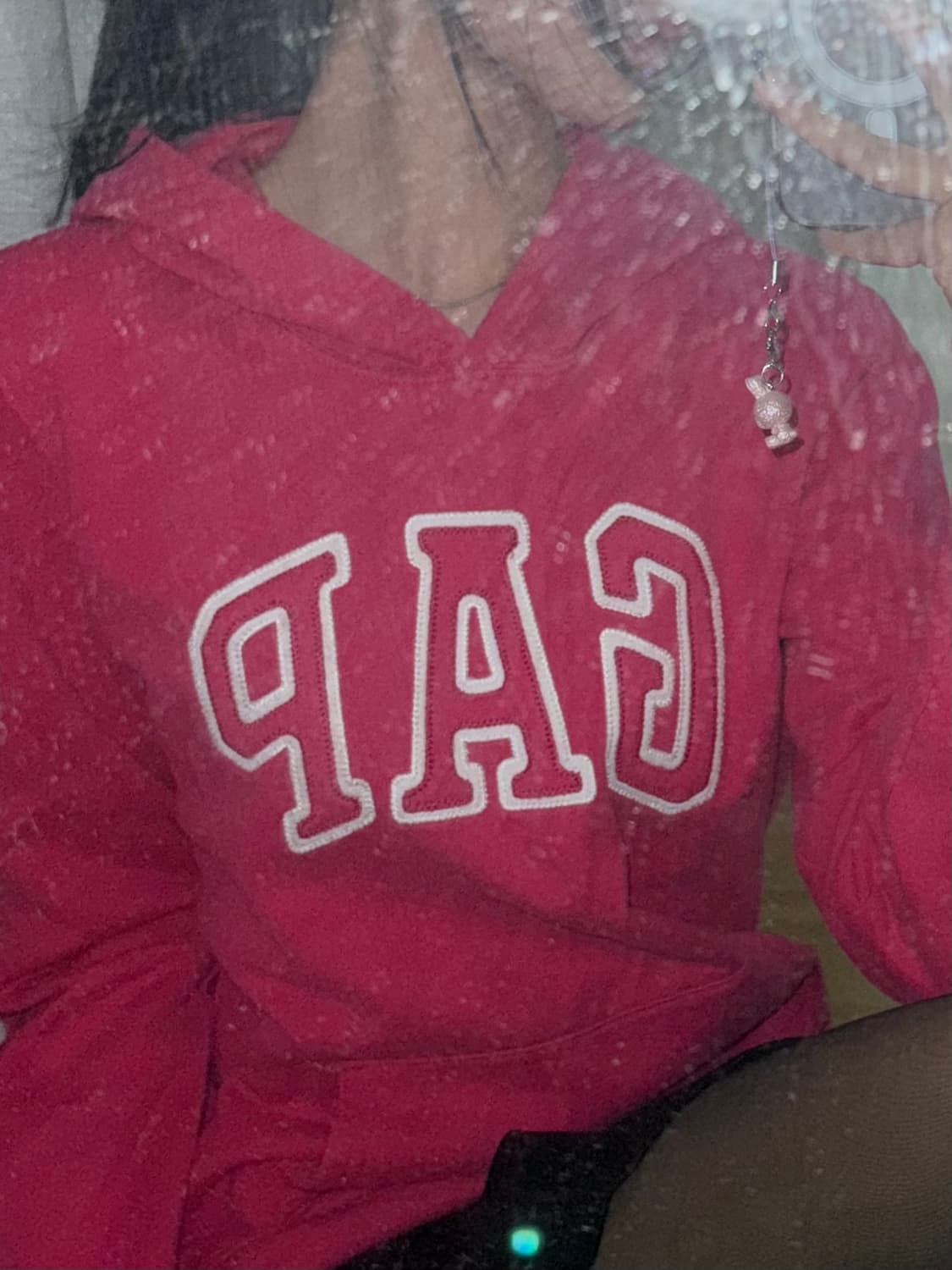 핫걸, 갸루깔) 갭 핫핑크 후드 S 상품이미지2