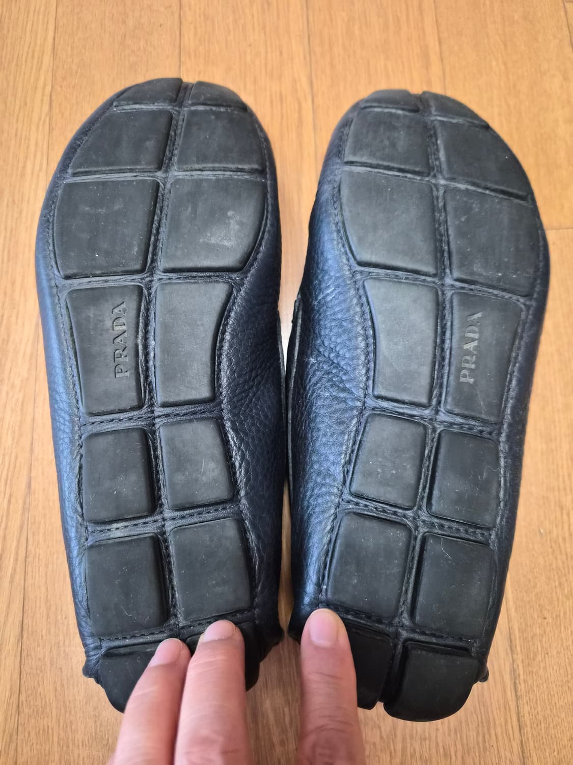 (정품) 프라다 로고 로퍼 265 (명품 남자 신발 스니커즈 구두) 상품이미지7