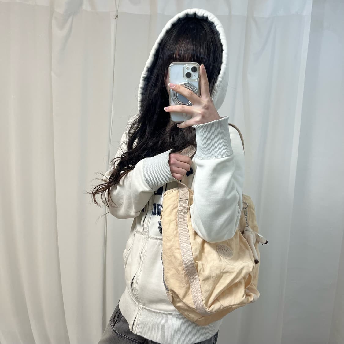 Kipling Beige Shoulder Bag 상품이미지3
