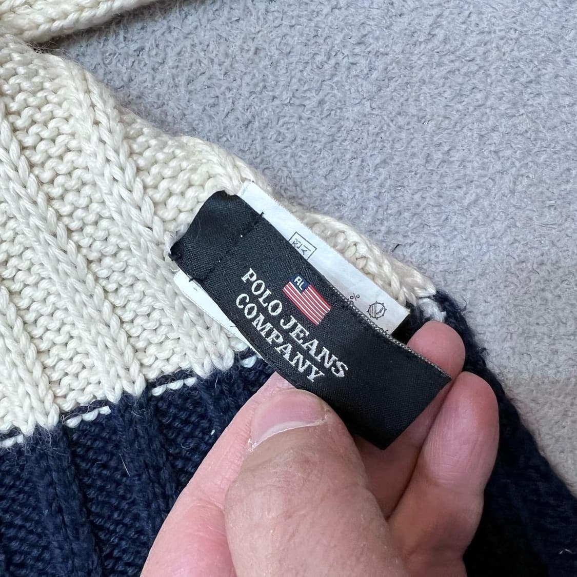 폴로 니트 머플러 상품이미지3