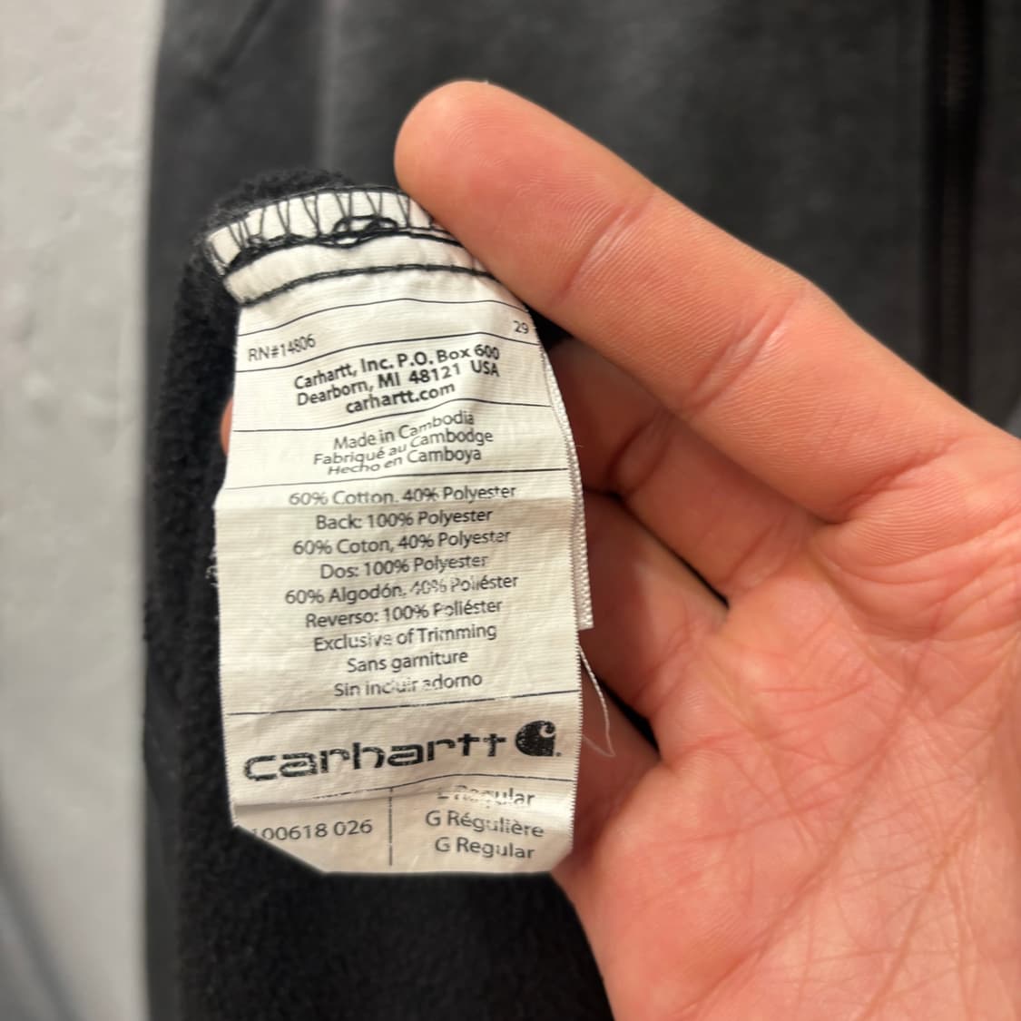 칼하트 Transport 자켓 L 상품이미지8