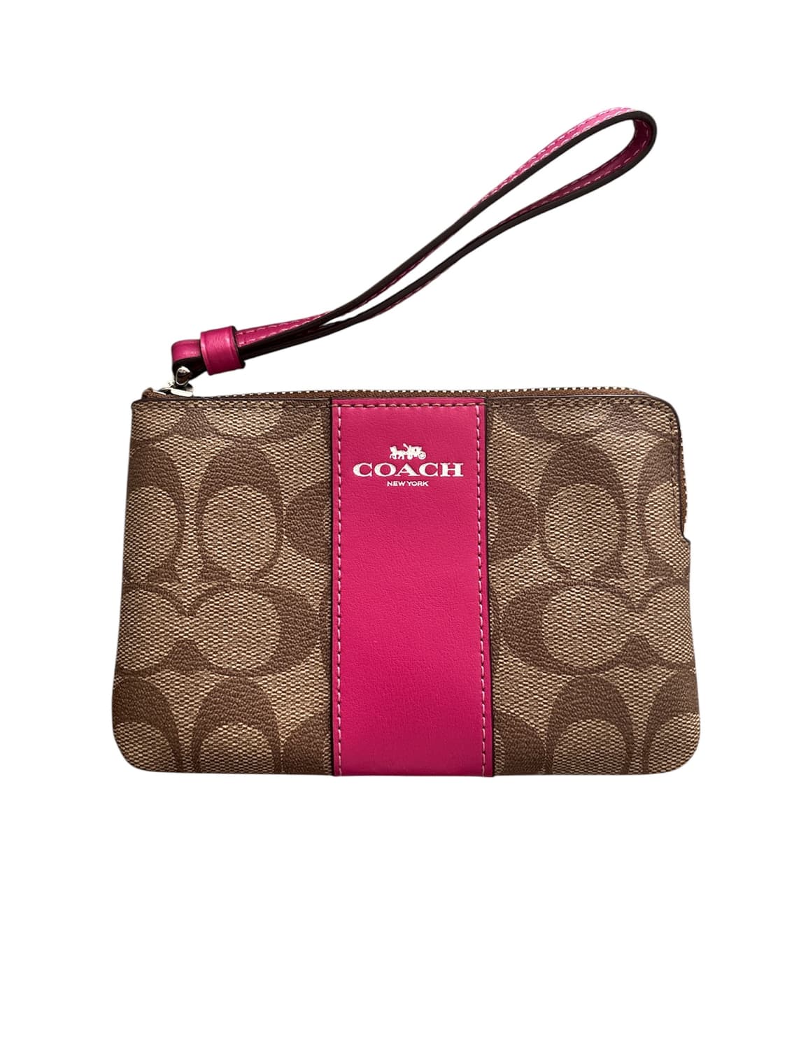 코치 시그니처 미니 리슬렛 핑크지갑 상품이미지1
