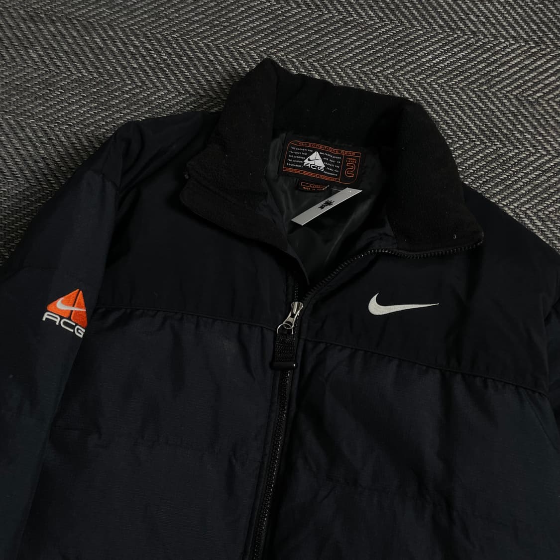 나이키 acg 립스탑 다운 푸퍼 패딩 블랙o 3999 상품이미지5