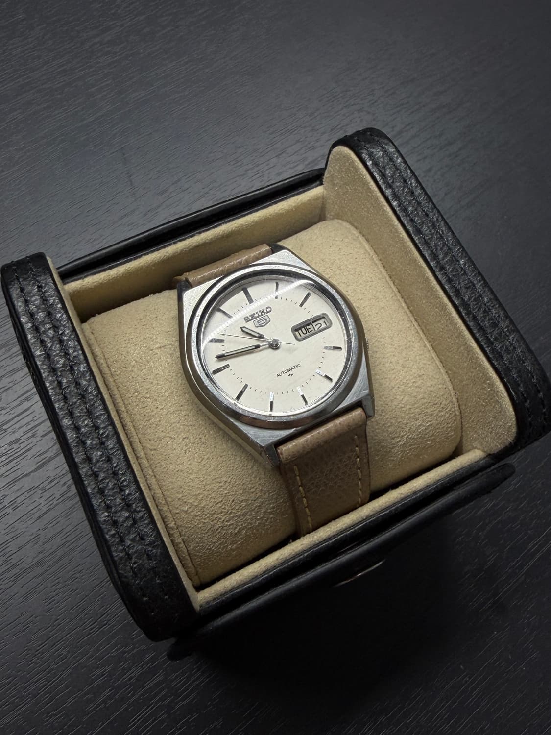 빈티지 세이코 오리지널 화이트린넨판 각러그 상품이미지1