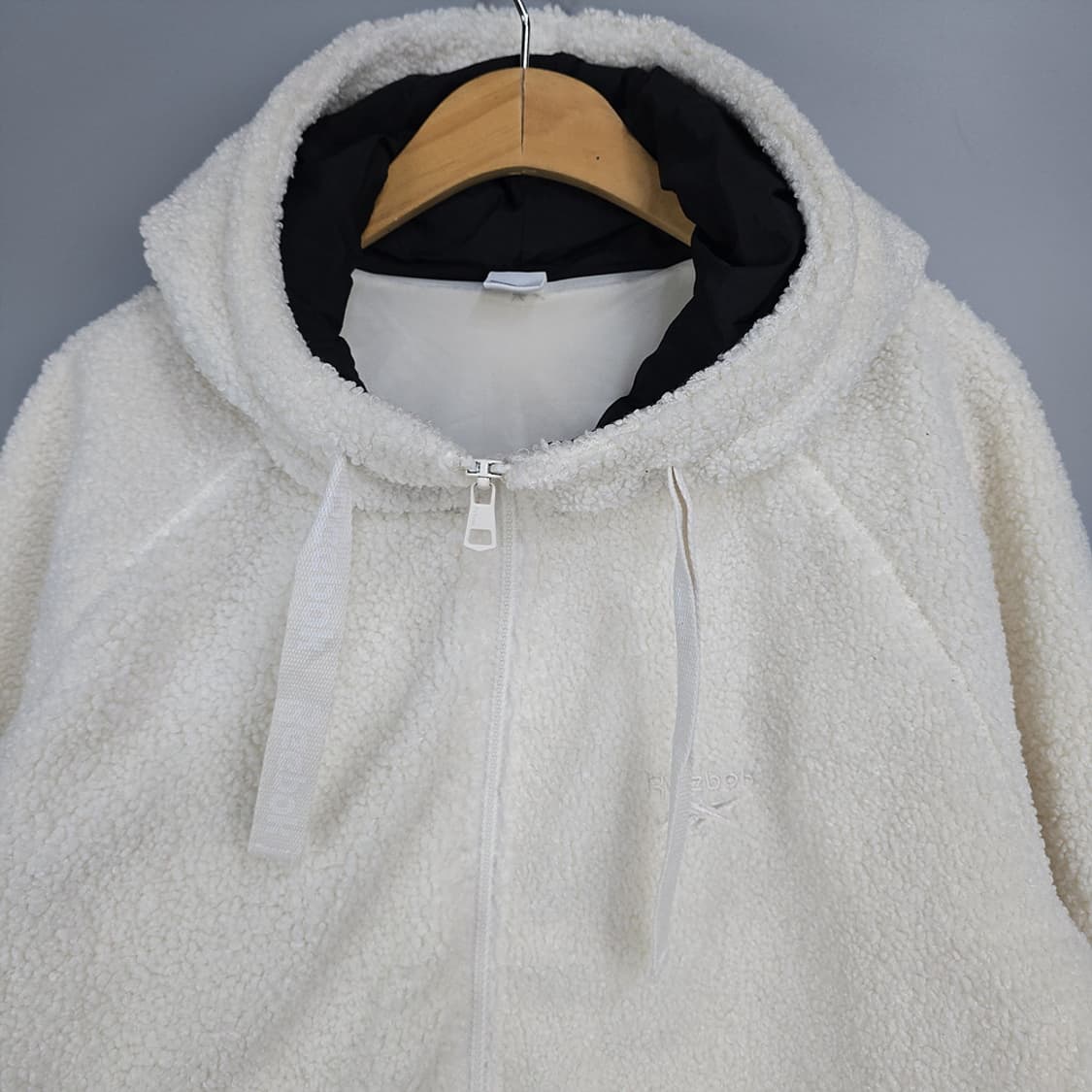 리복 보아 후리스 자켓 아이보리 M 상품이미지2