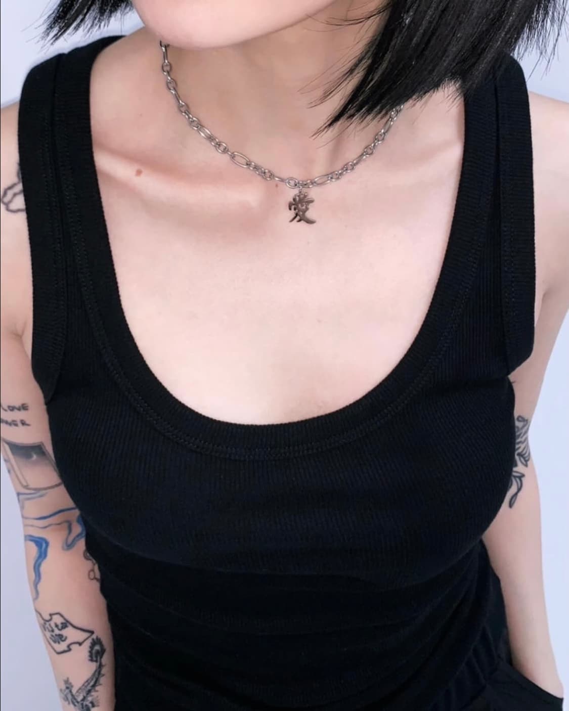 (룸즈)꽃 사랑애 체인목걸이 상품이미지5