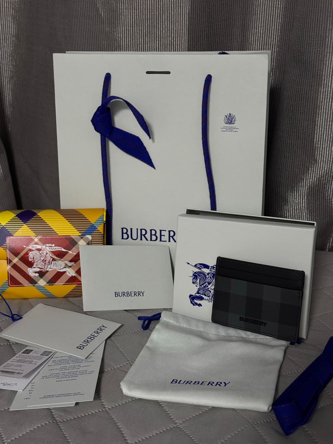 버버리 카드지갑 새상품 [정품] 상품이미지1