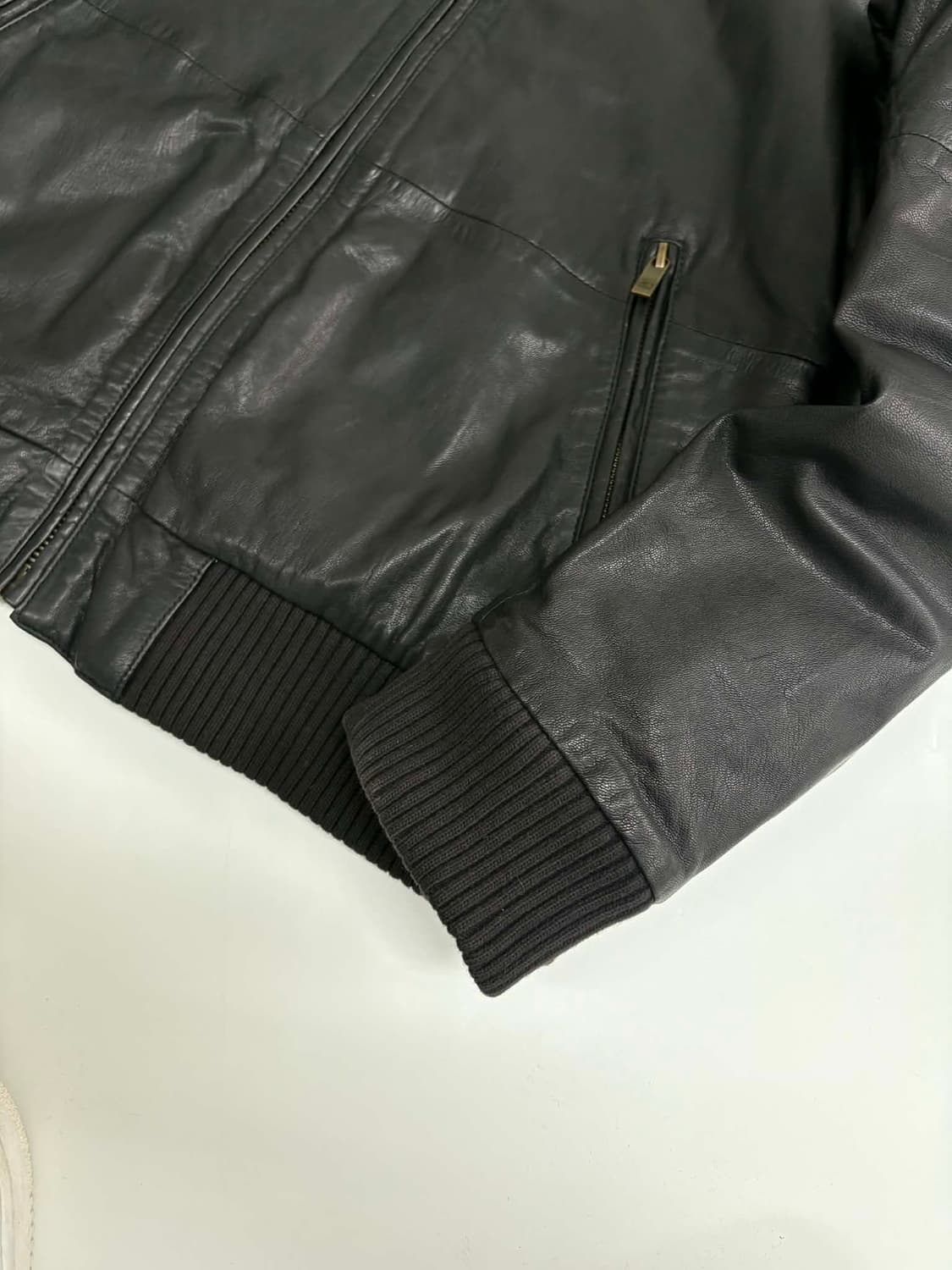 [L] 스카치&소다 빈티지 가죽 봄버 자켓 상품이미지6