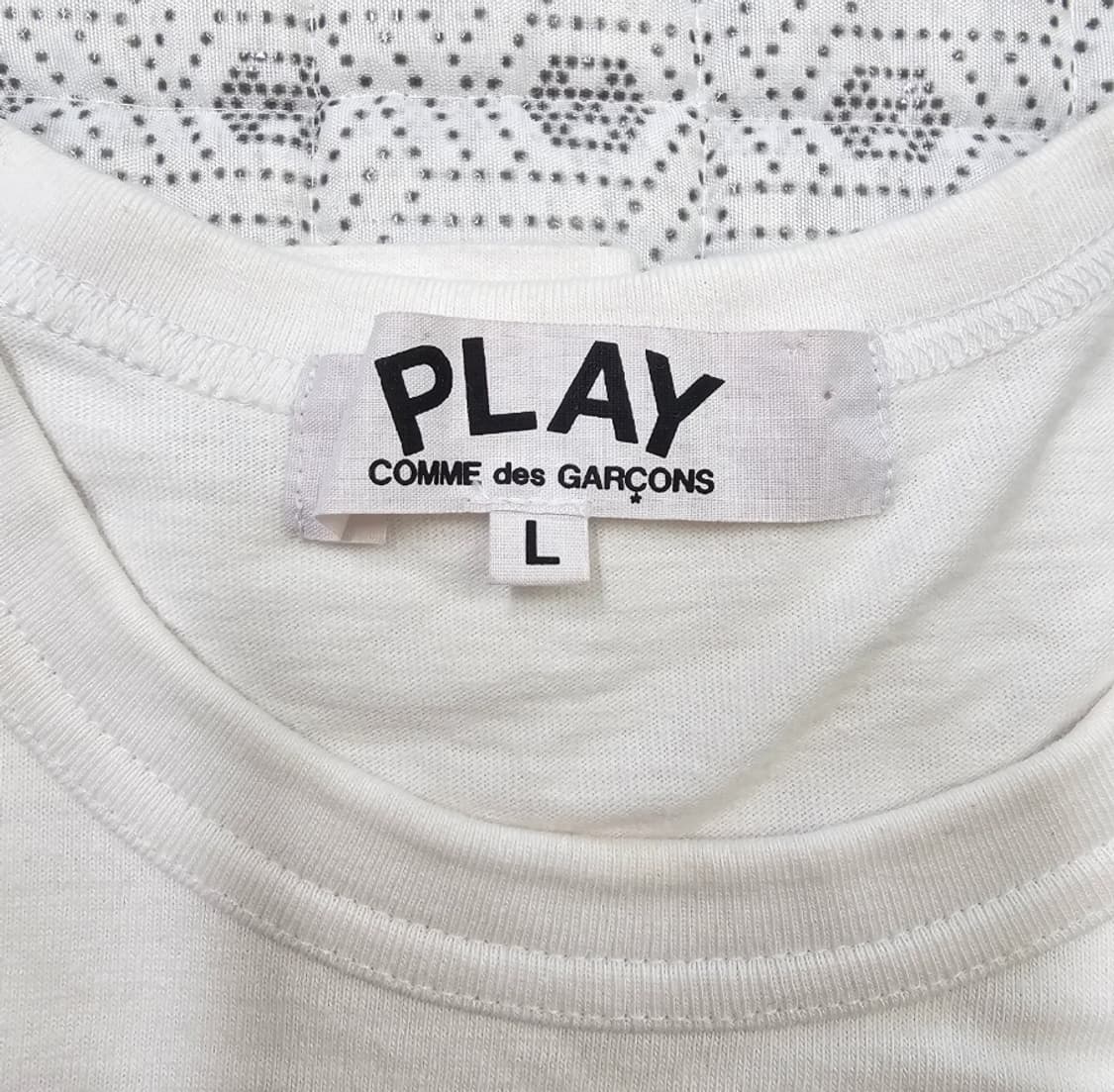 꼼데가르송 PLAY 흰색 반팔 ~66 상품이미지6