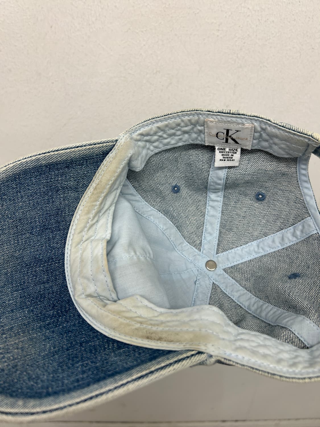 빈티지 캘빈클라인 데님 캡 상품이미지4