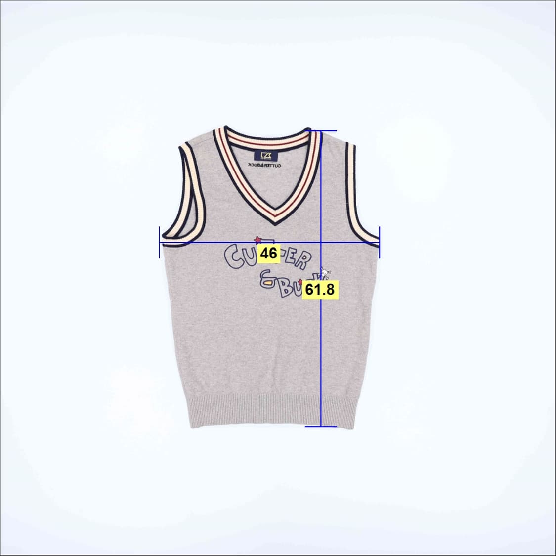 [95] 커터앤벅 골프 여성 니트 조끼 베스트  0120J 상품이미지5