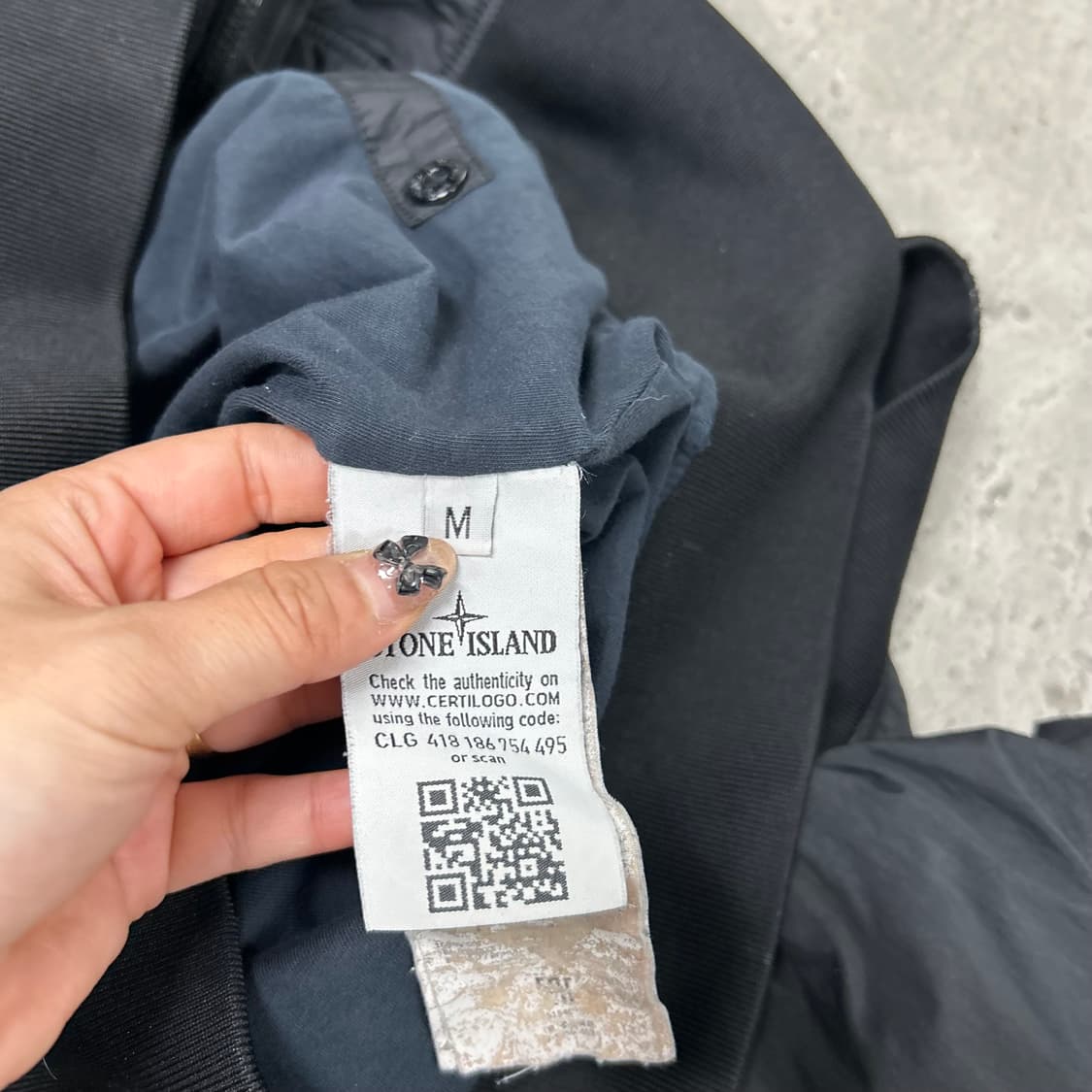 스톤아일랜드 크링클랩스 가먼트다잉 자켓[1345] 상품이미지10