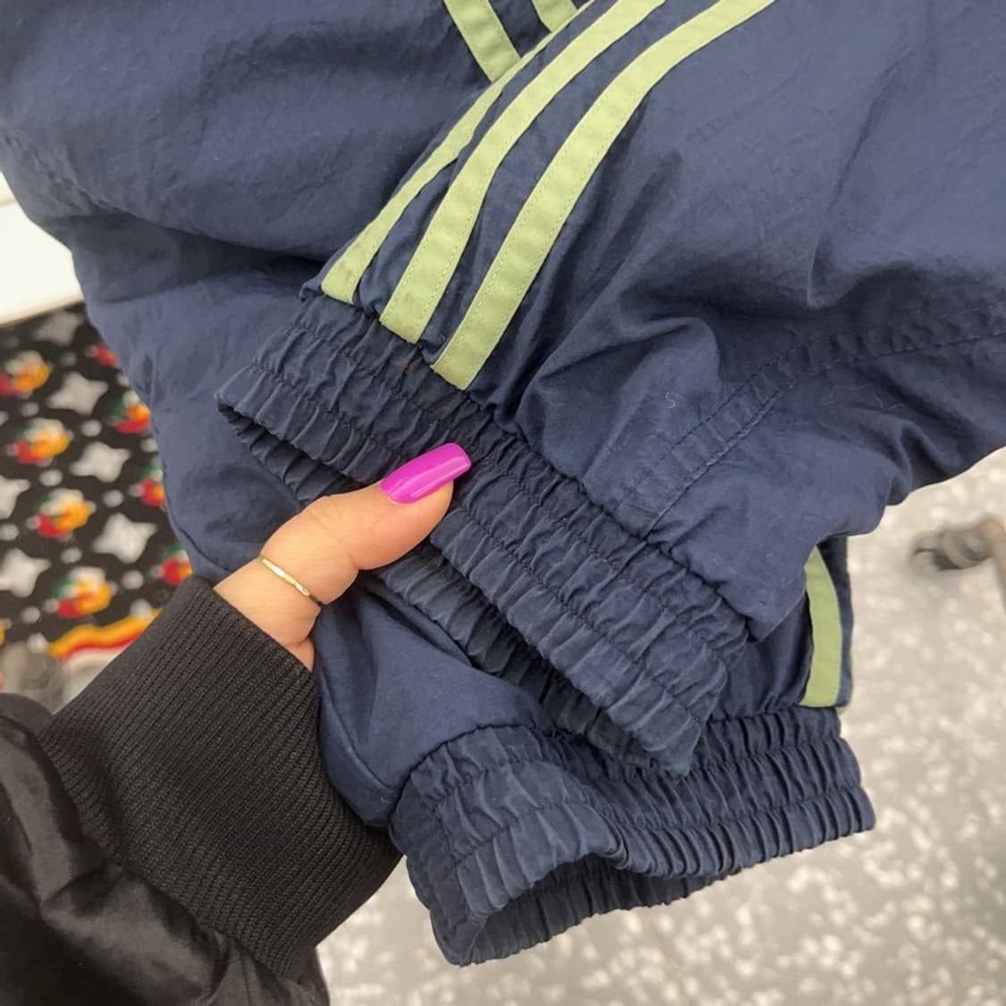 아디다스 90's 올드스쿨 레트로 배색 바람막이 XL C07166 상품이미지8