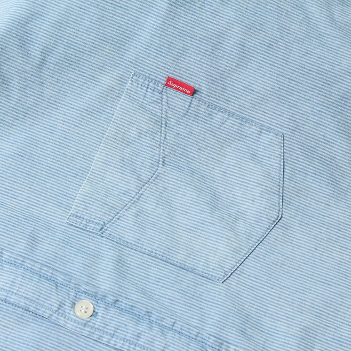 슈프림 블루 스트라이프 셔츠 상품이미지4