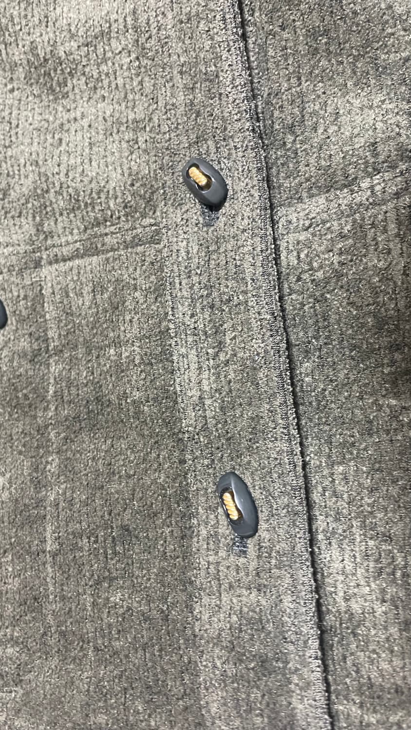 JPN 90s 일본 빈티지 Crudite 크루디트 벨벳 카키 셔츠자켓 M 상품이미지5