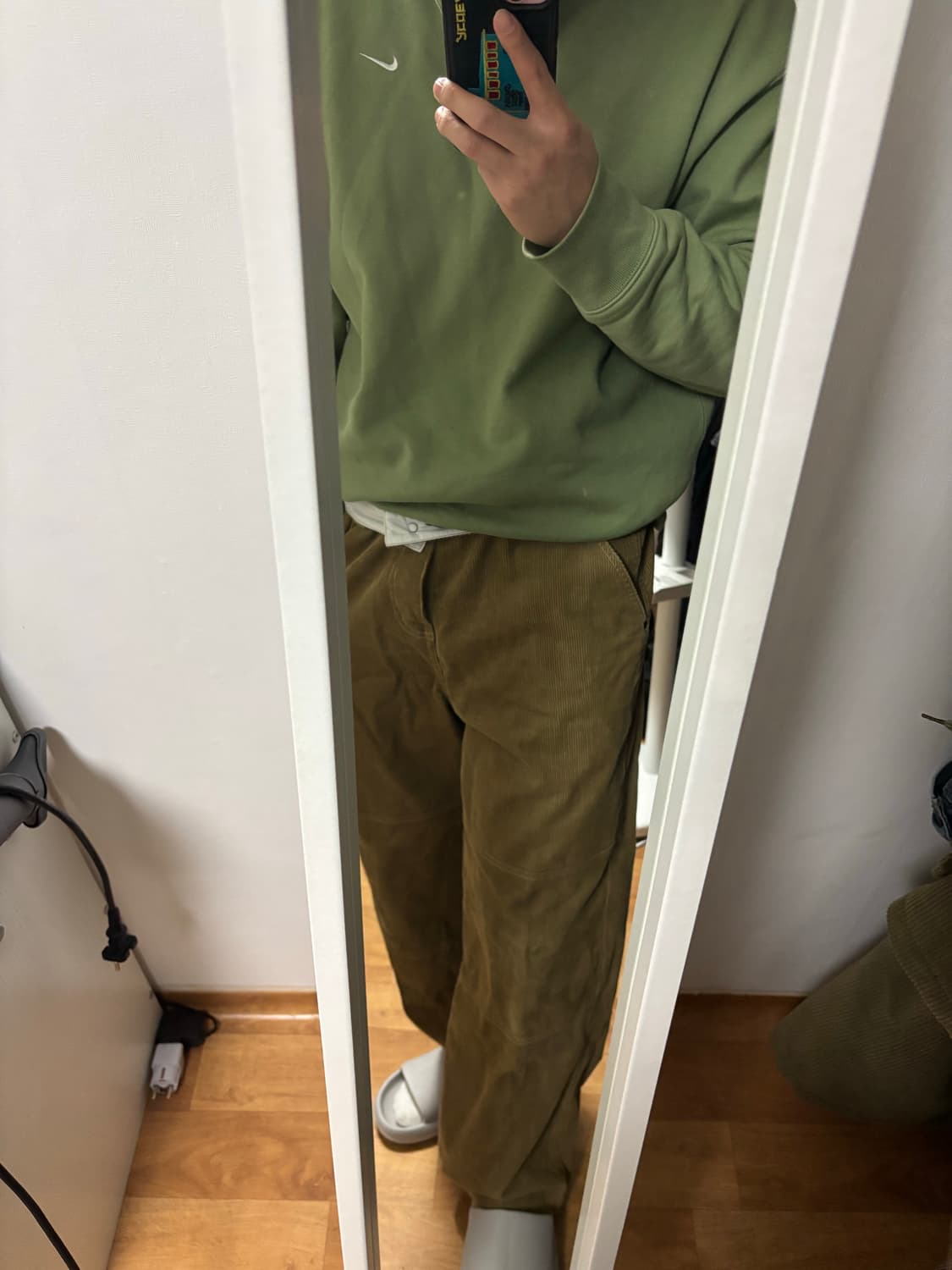 디키즈(Dickies) 코듀로이 더블니 와이드 팬츠 상품이미지3