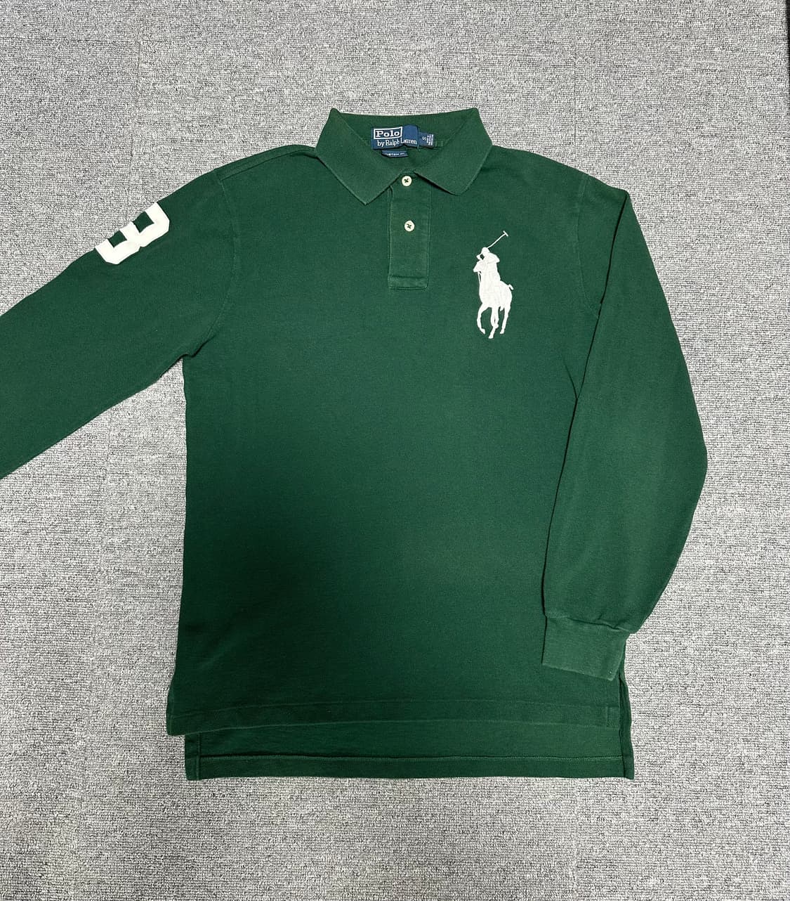 폴로 빅포니 긴팔 카라티 그린 상품이미지1