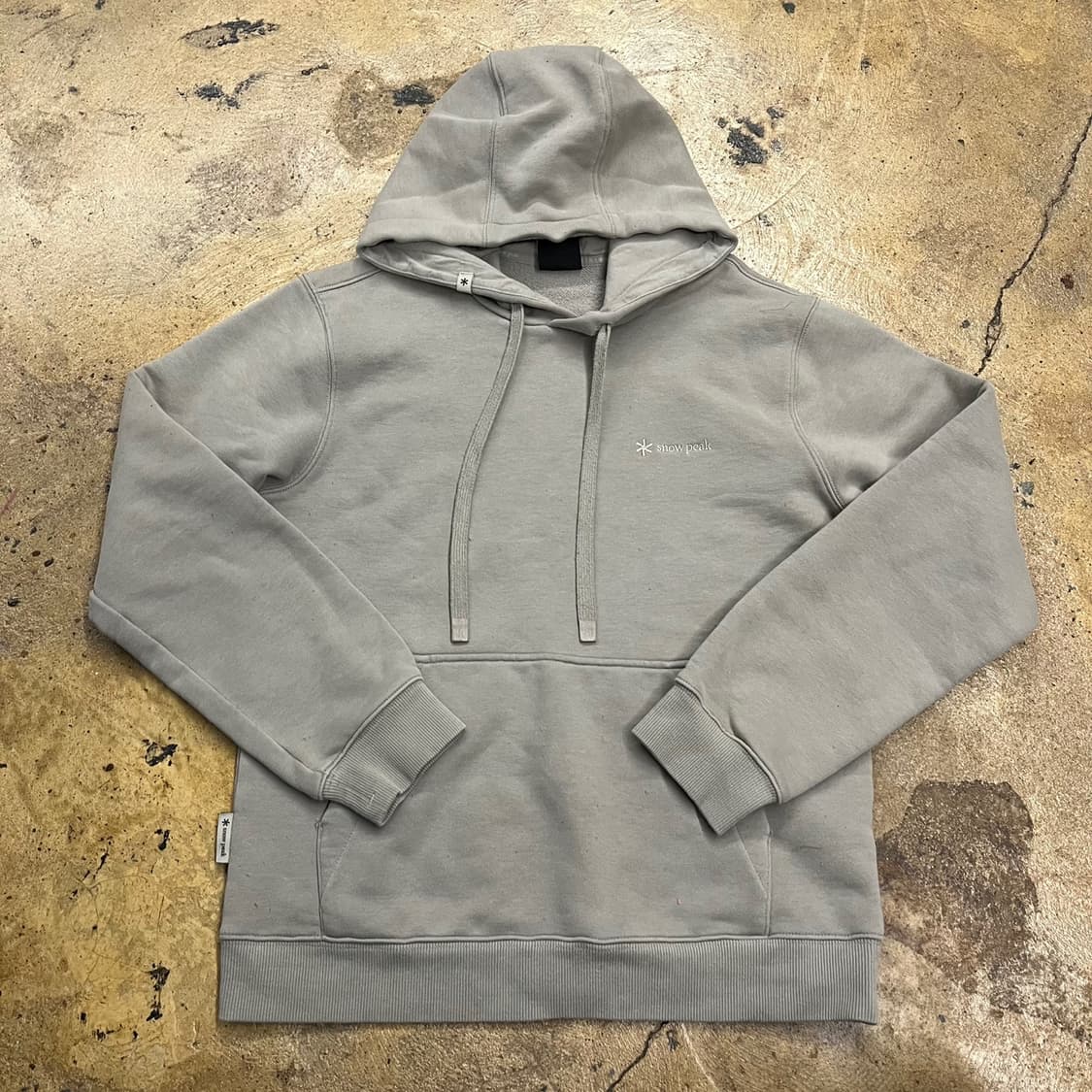 [정품/90] 스노우피크 후드티 그레이 b14 상품이미지2