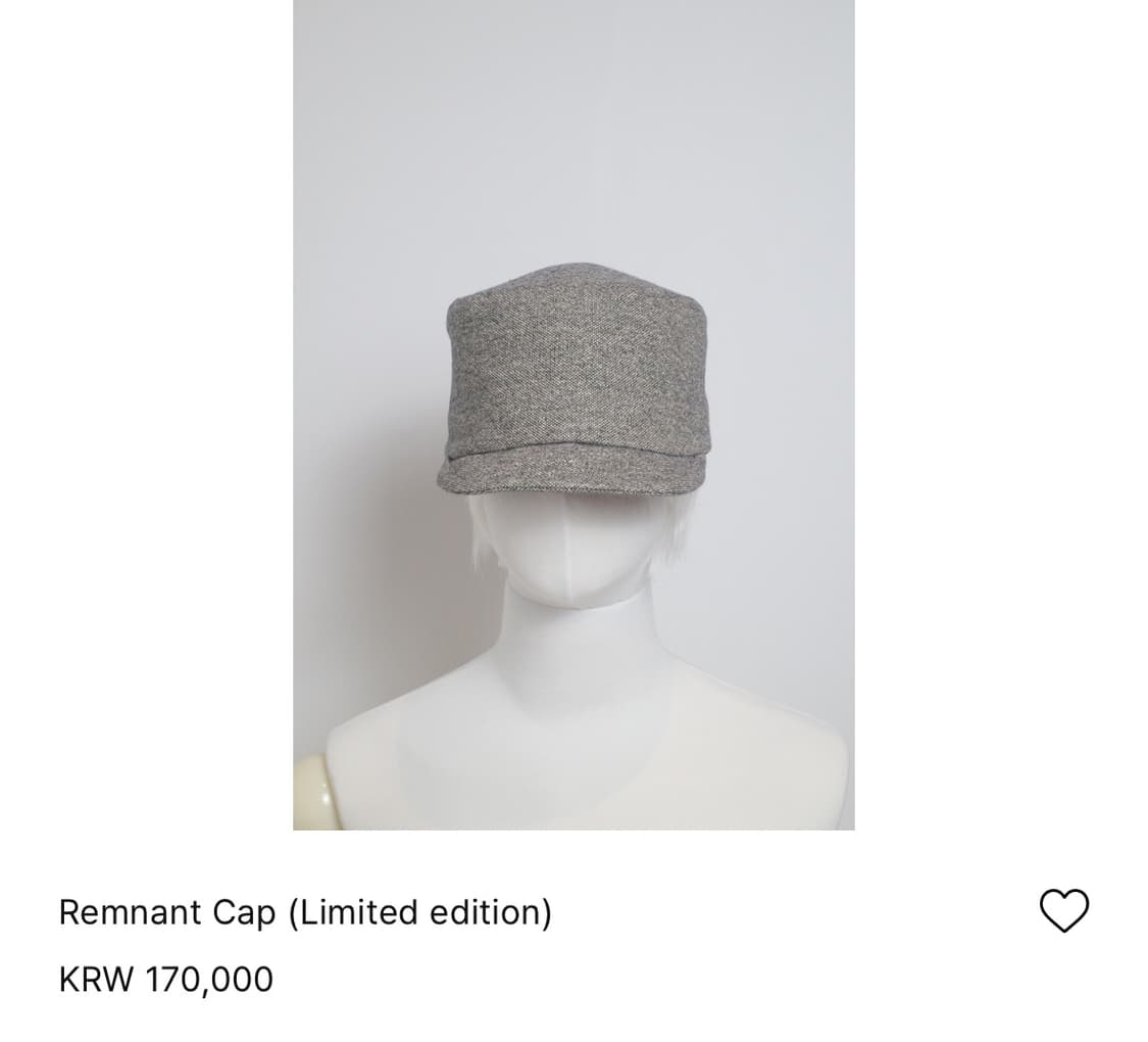 donggyunhong 동균홍 remnant cap 상품이미지1