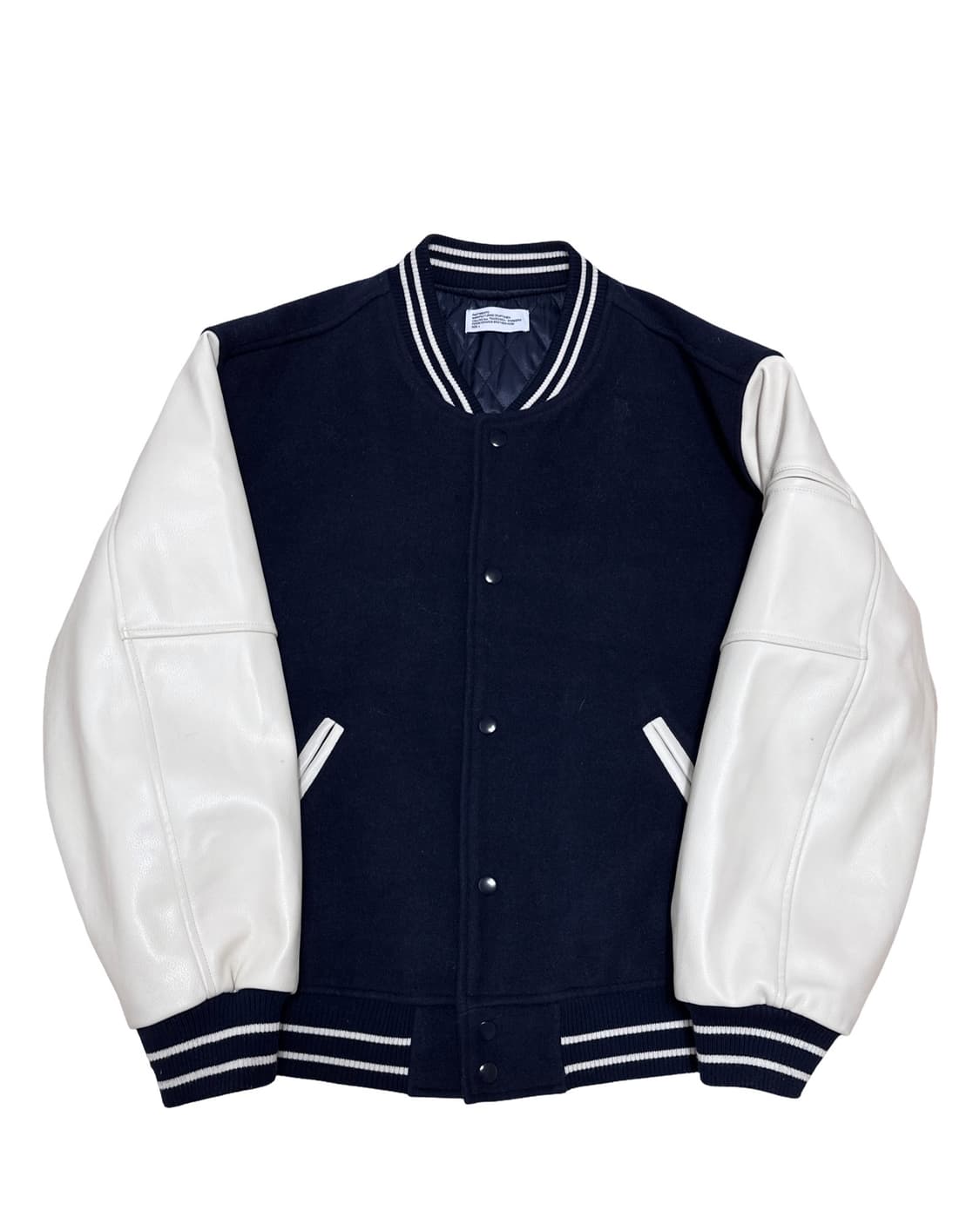 파르티멘토 레더 누빔 바시티 자켓 상품이미지1