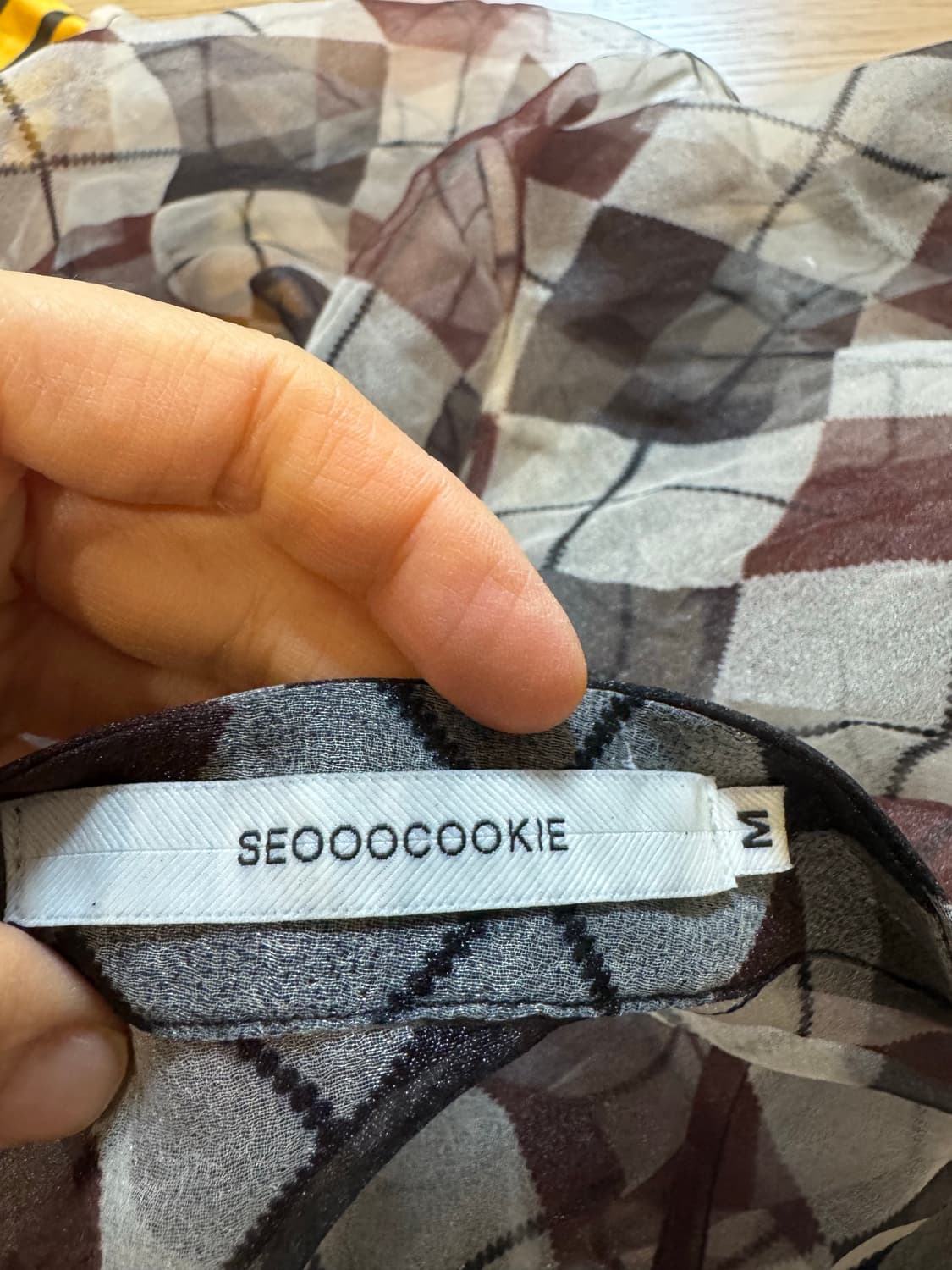 서쿠키 시스루 블라우스 상품이미지5