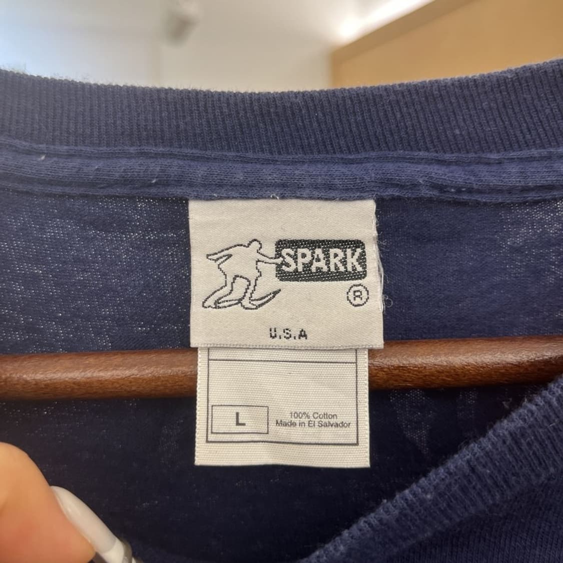 스피크 USA 빈티지 올드스쿨 레트로 성조기 반팔티 L C10899 상품이미지5