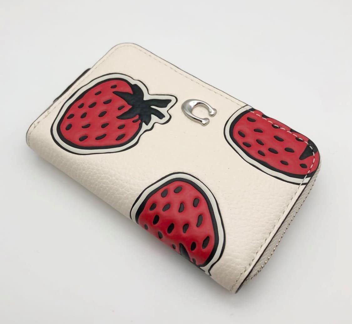 코치 딸기 스트로베리 스몰 어라운드 카드지갑 상품이미지1