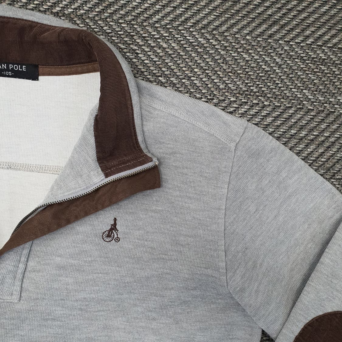 빈폴 하프집업 긴팔티 남자105 상품이미지3