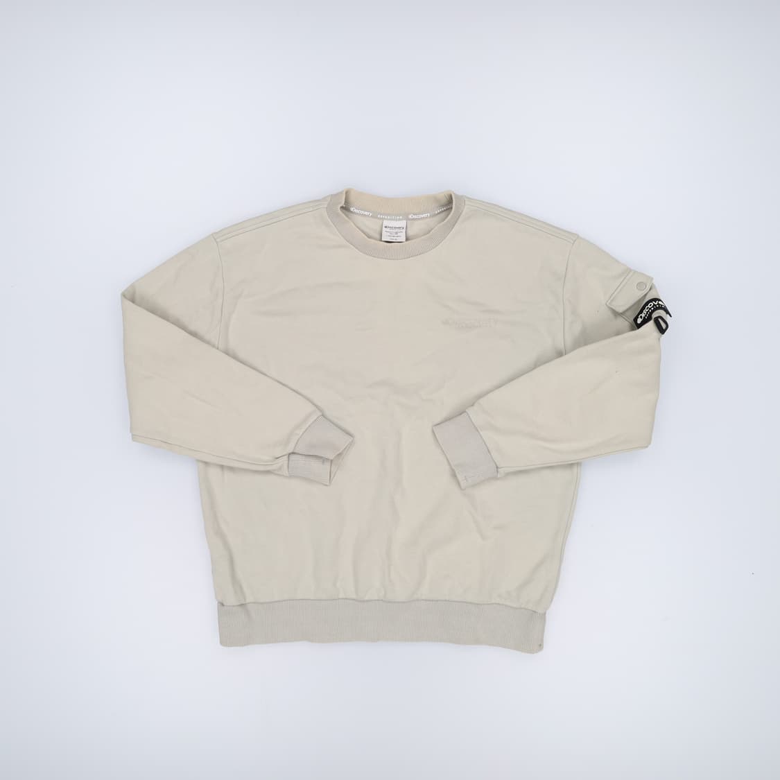 [105] 디스커버리 스몰로고 맨투맨 티셔츠 0116H1 상품이미지1