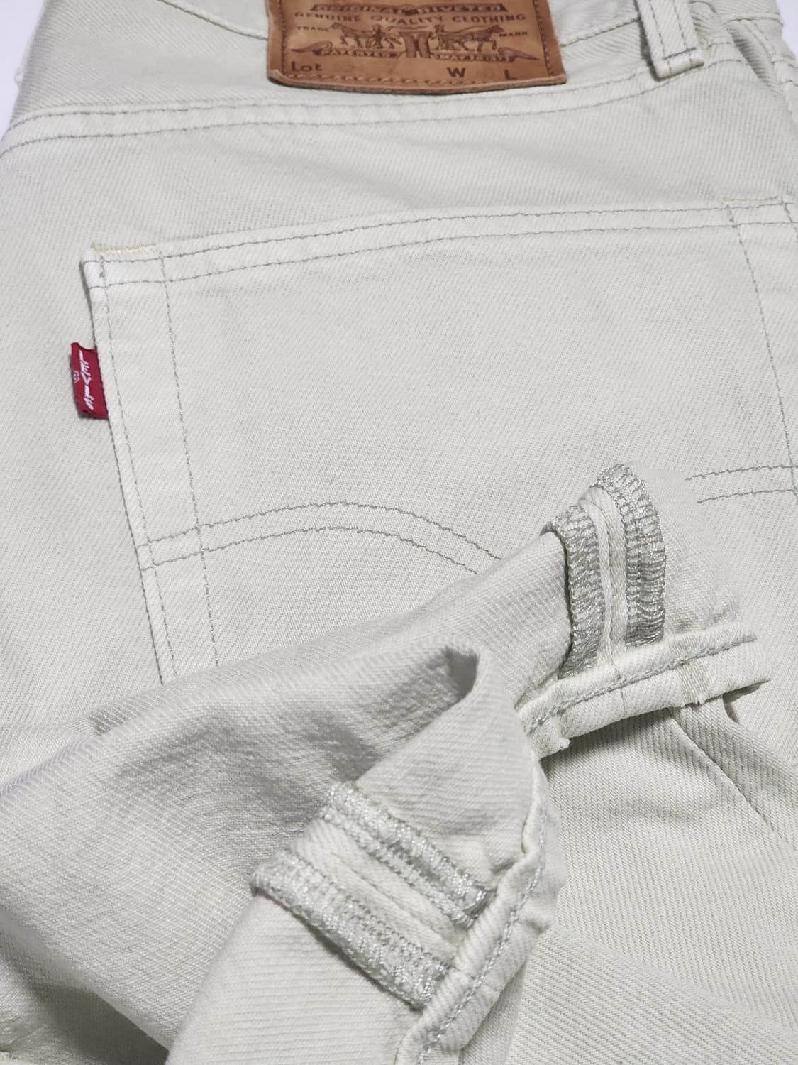 리바이스 551Z 베이지 W30 청바지 상품이미지6