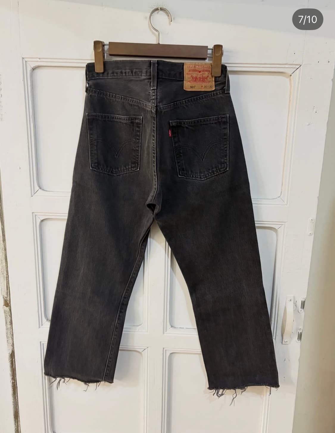 여성 추천!!—리바이스501 흑청 상품이미지5