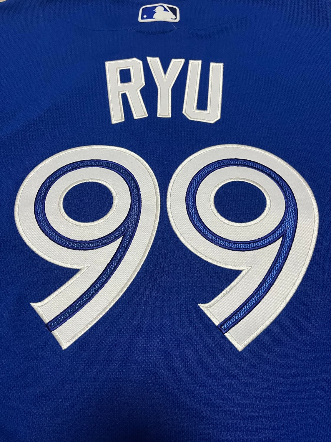 나이키 류현진 토론토 블루제이스 홈 얼트 어센틱 정품 유니폼 상품이미지7