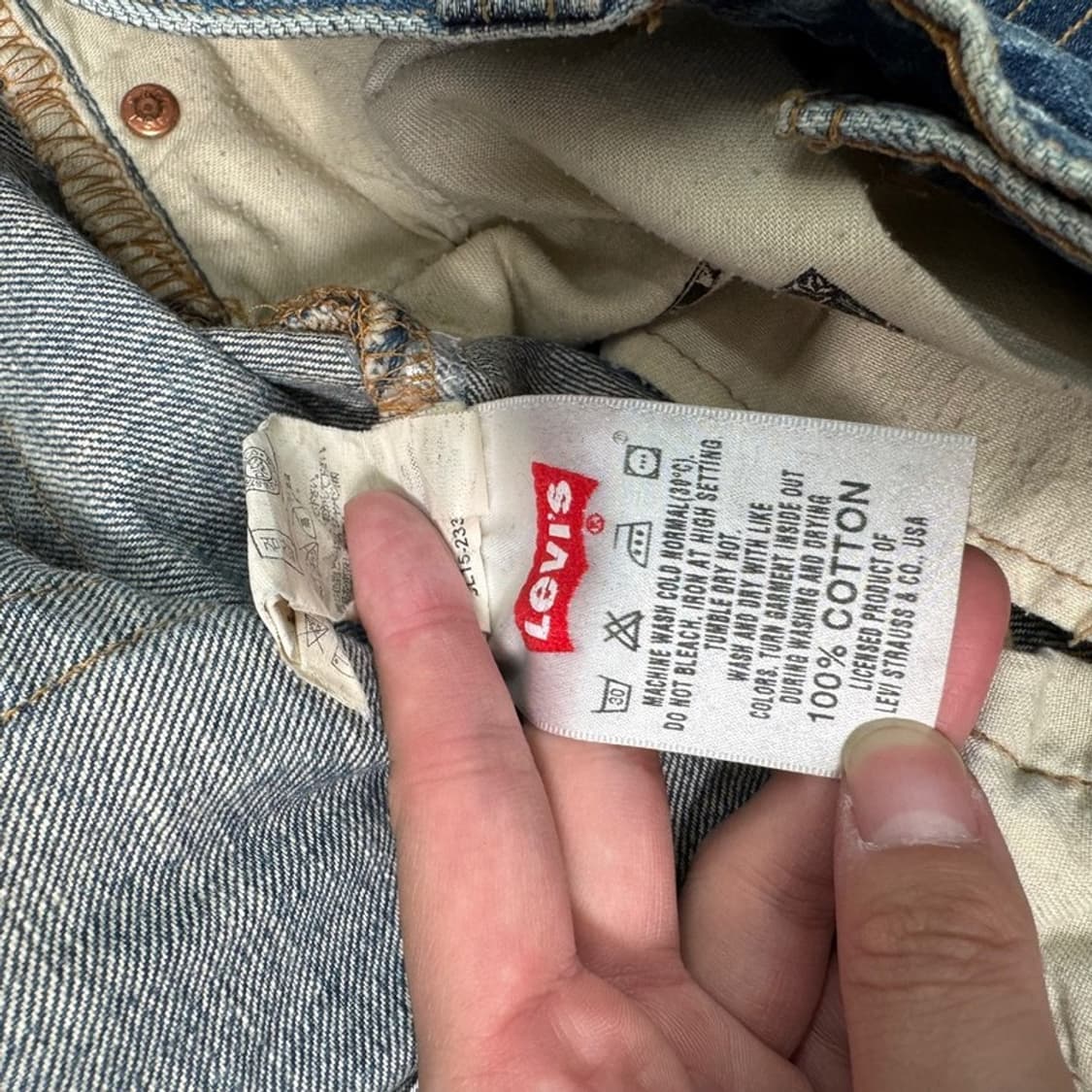LEVI'S 501 클래식 핏 데님 팬츠 W30 L33 상품이미지6