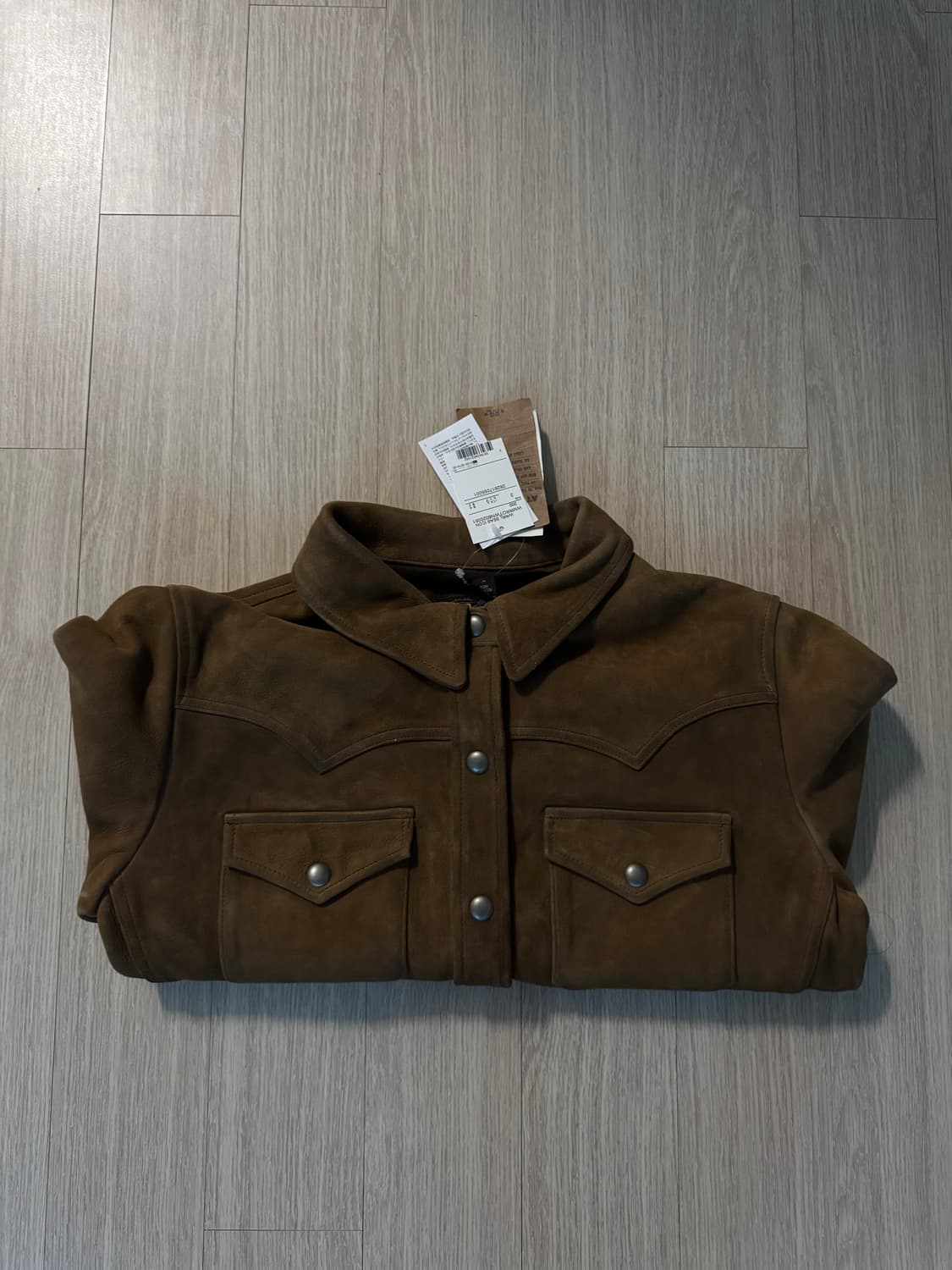 더블알엘 RRL 우먼즈 쉽스킨 자켓 브라운 3사이즈 상품이미지3